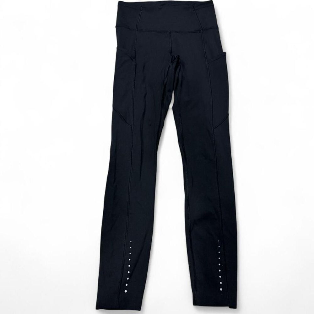 Lululemon black high-waisted leggings